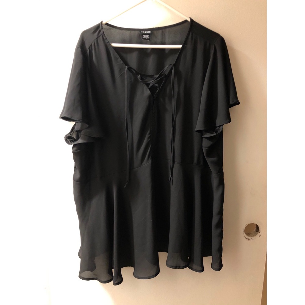 Black torrid dress top